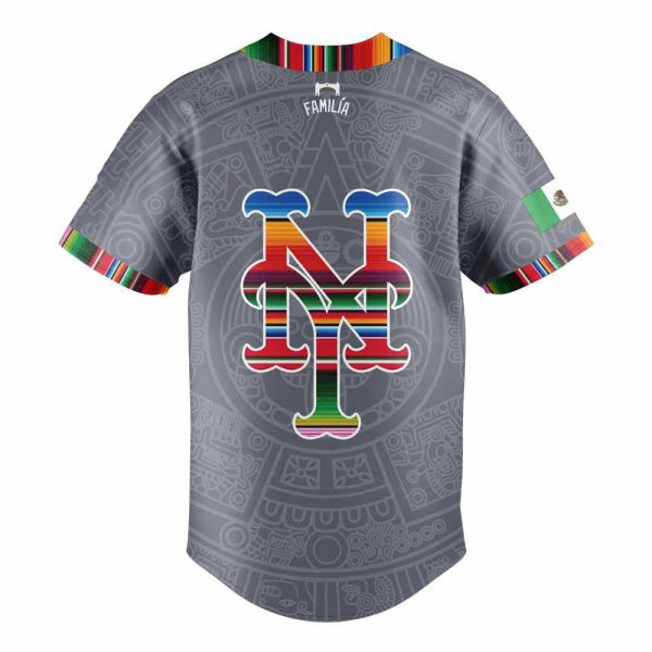 Mets Mexican Heritage Night Gray Combo Jersey 2025