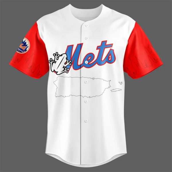 Mets Puerto Rican Heritage Baseball Jersey 2025