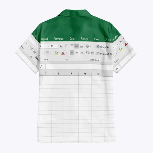 Microsoft Excel Hawaiian Shirt