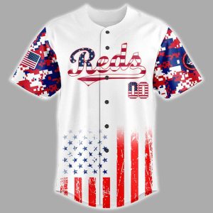 Reds 4th Of July Independence Day Jersey 20251