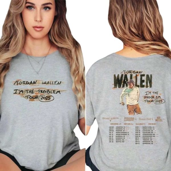 Morgan Wallen I’m The Problem Tour 2025 Two-Sided Shirt