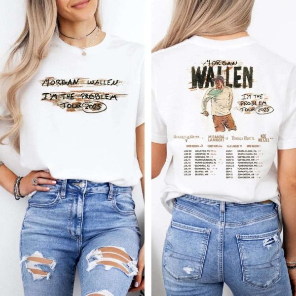 Morgan Wallen I’m The Problem Tour 2025 Two-Sided Shirt