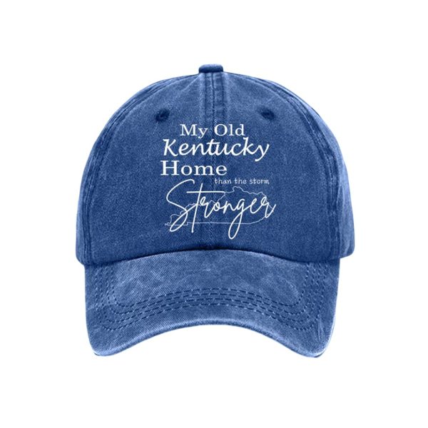 My Old Kentucky Home Stronger Than The Storm Baseball Cap