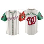 Nationals Mexican Heritage Night Striped 2025 Jersey