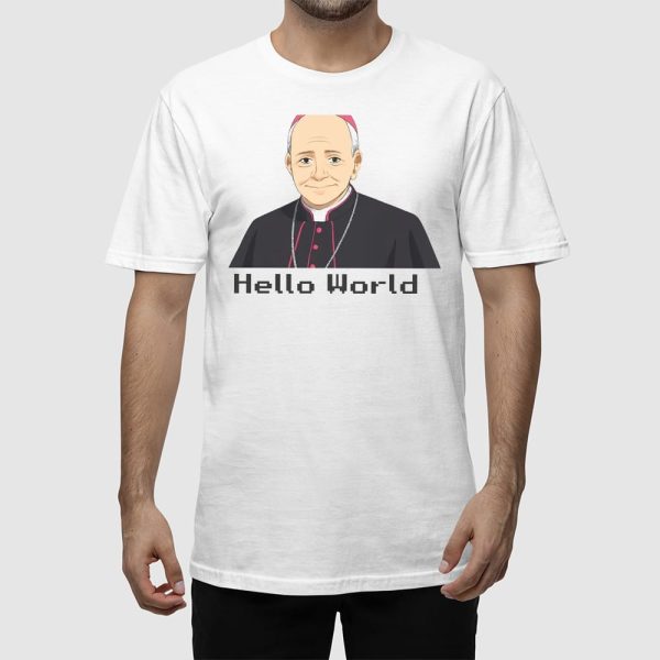 New Pope Robert Prevost Hello World Shirt