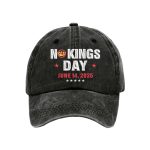 No Kings Day June 14 2025 Baseball Cap