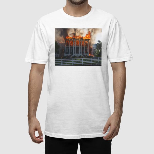 Nottoway Plantation Fire Shirt