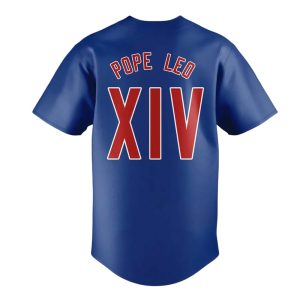 Cubs Pope Leo XIV Baseball Jersey2