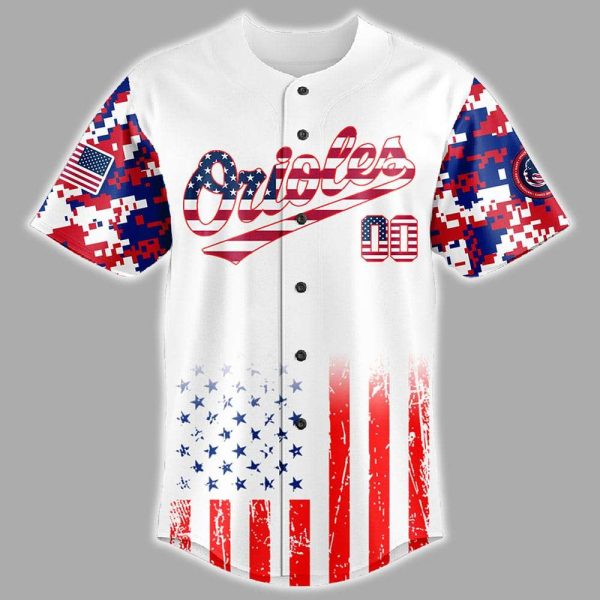Orioles 4th Of July Independence Day Jersey 2025