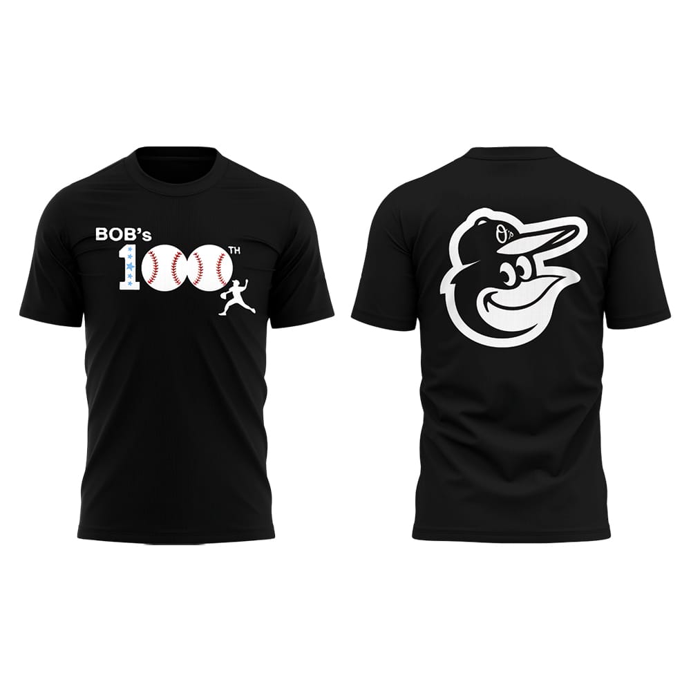 Orioles Bobs 100th Shirt Orioles Bob's 100th Shirt