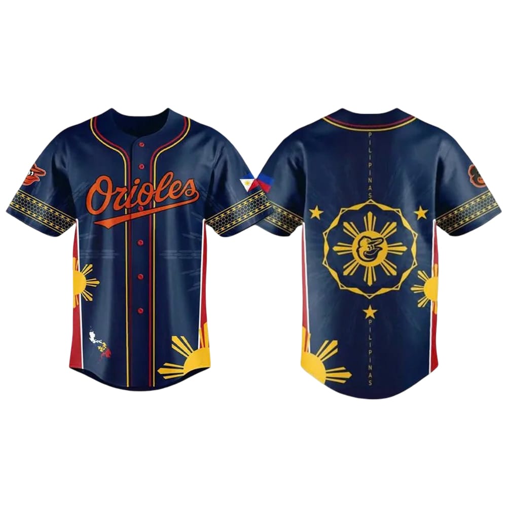 Orioles Filipino Heritage Night 2025 Celebration Baseball Jersey Orioles Filipino Heritage Night 2025 Celebration Baseball Jersey