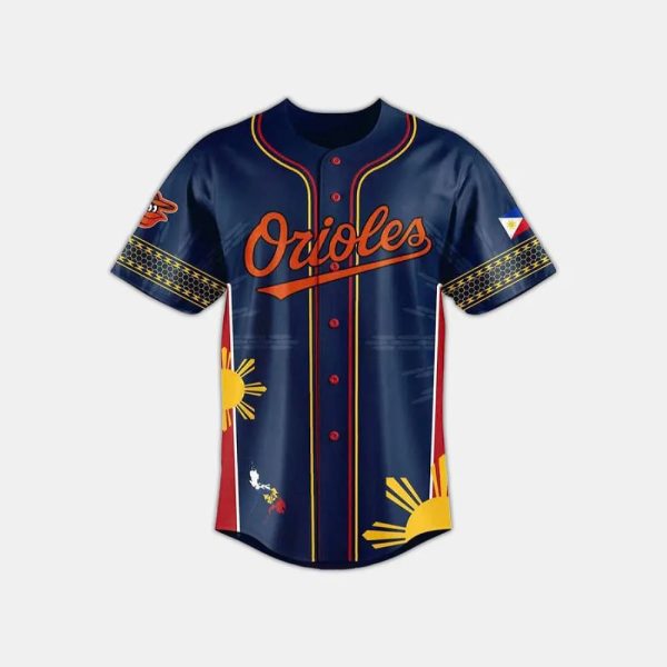 Orioles Filipino Heritage Night 2025 Celebration Baseball Jersey