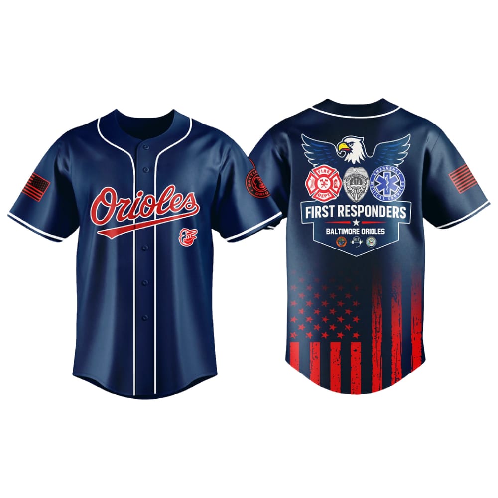 Orioles x First Responders Night Jersey 2025 Orioles First Responders Night Jersey 2025