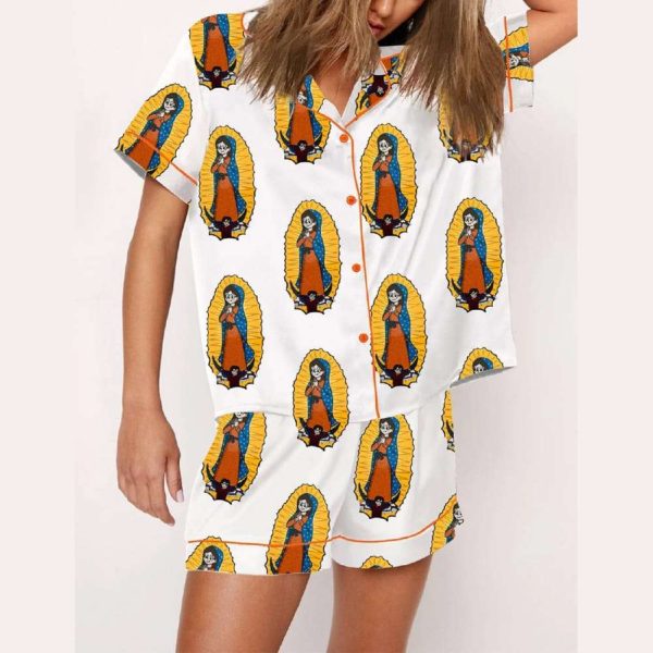 Our Lady Of Guadalupe Catholic Saint Print Pajama Set