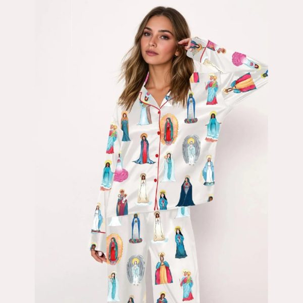 Our Lady of Guadalupe Catholic Jesus Pajama Set