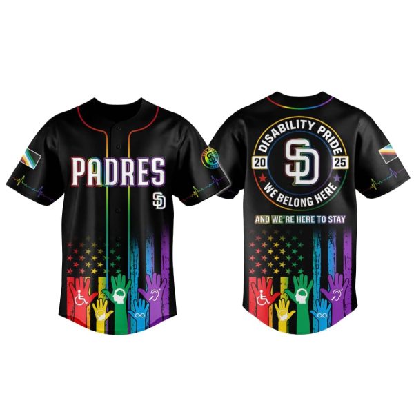 Padres Disability Pride Month Jersey 2025