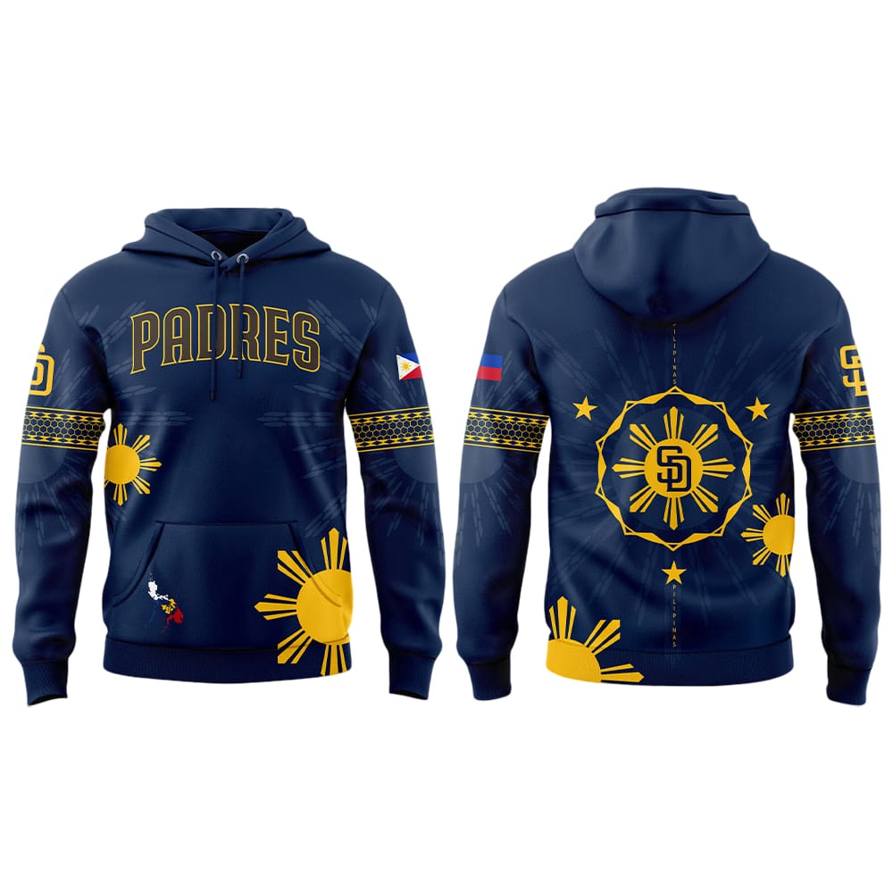 Padres Filipino Heritage Night 2025 Hoodie Padres Filipino Heritage Night 2025 Hoodie