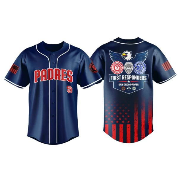 Padres First Responders Night Jersey 2025