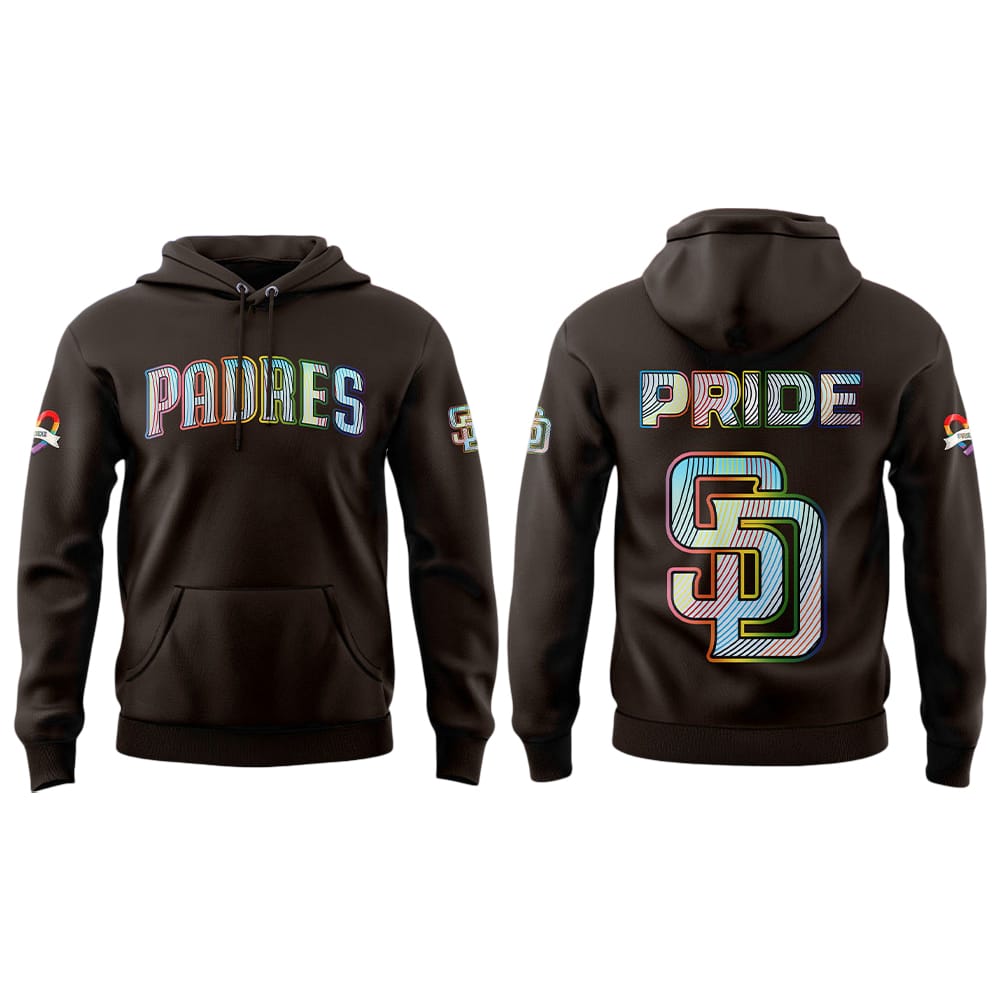 Padres LGBTQ Pride Night 2025 Hoodie Padres LGBTQ Pride Night 2025 Hoodie