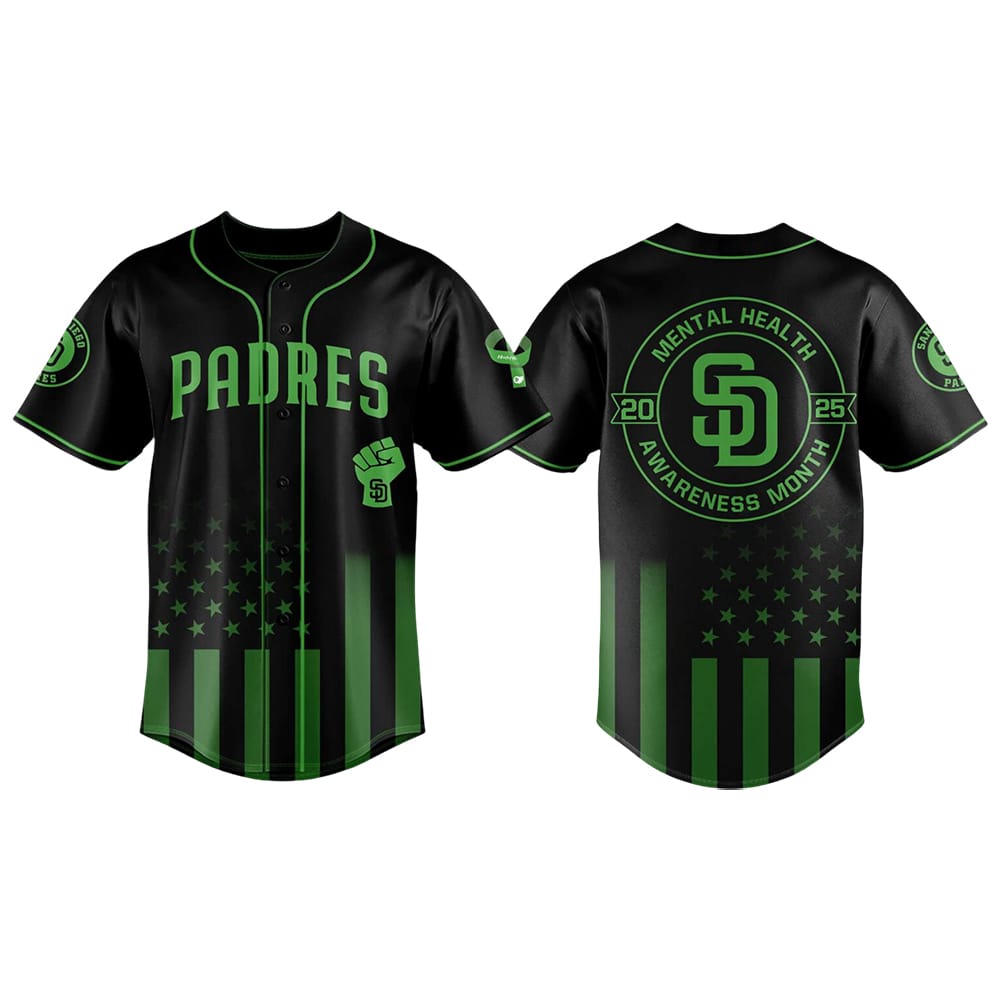 Padres Mental Health Awareness Month 2025 Jersey Padres Mental Health Awareness Month 2025 Jersey