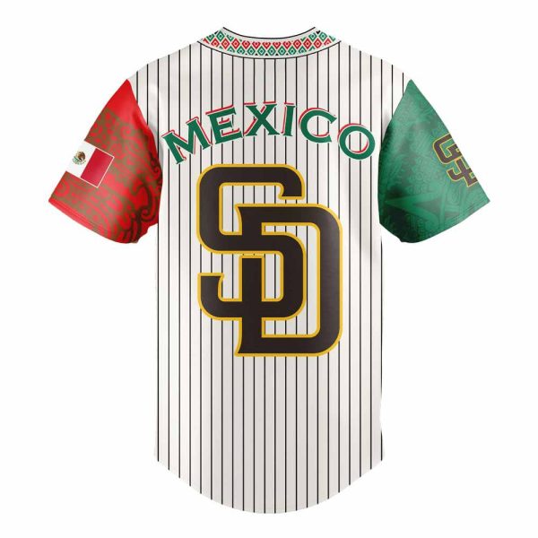 Padres Mexican Heritage Night Striped 2025 Jersey