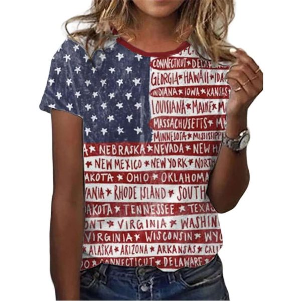 Patriotic States Independence Day Shirt