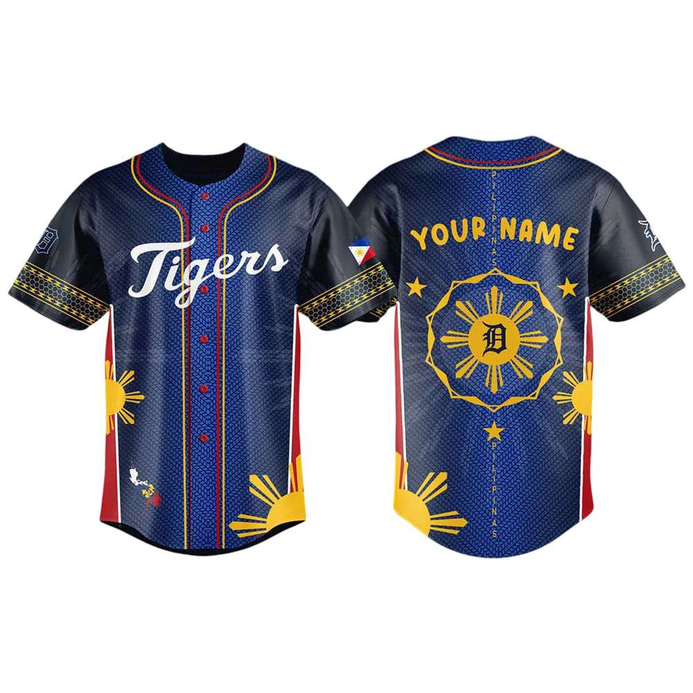 Personalized 2025 Tigers Filipino Heritage Night City Connect Jersey Personalized 2025 Tigers Filipino Heritage Night City Connect Jersey