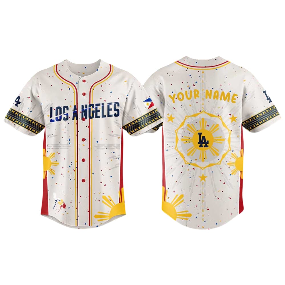 Personalized Dodgers Filipino Heritage Night City Connect Jersey 2025 Personalized Dodgers Filipino Heritage Night City Connect Jersey 2025