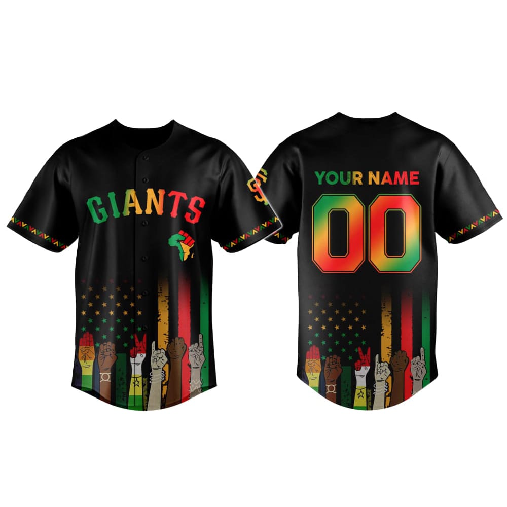 Personalized Giants Juneteenth Jersey 2025 Personalized Giants Juneteenth Jersey 2025