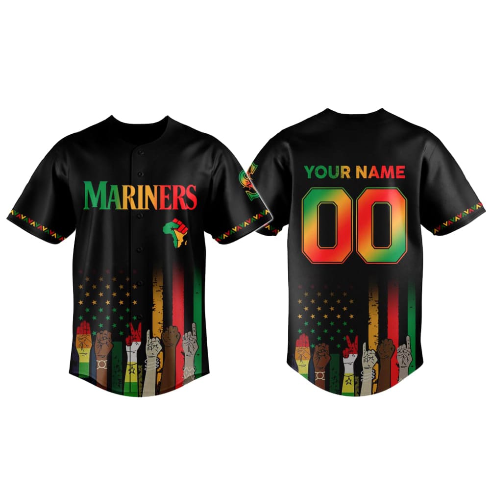 Personalized Mariners Juneteenth Jersey 2025 Personalized Mariners Juneteenth Jersey 2025