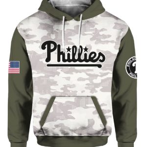 Phillies 2025 Armed Forces Day Hoodie 2