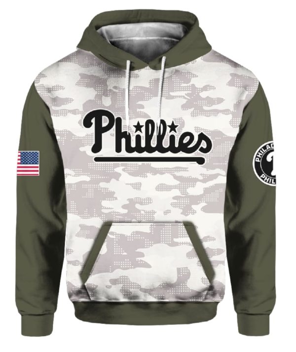 Phillies 2025 Armed Forces Day Hoodie