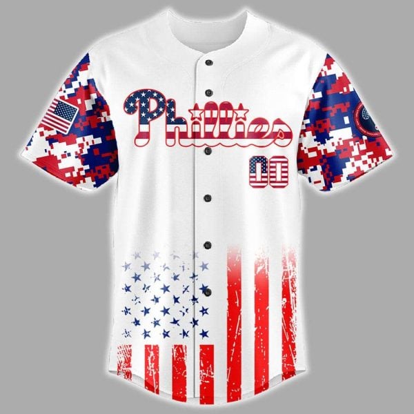 Phillies 4th Of July Independence Day Jersey 2025