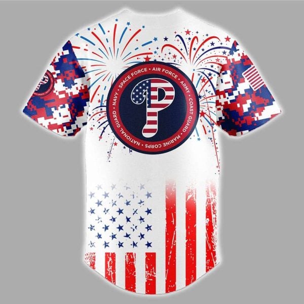 Phillies 4th Of July Independence Day Jersey 2025