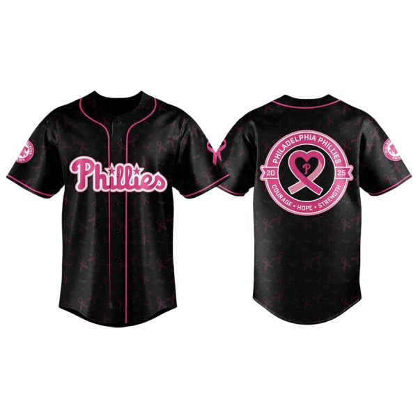 Phillies Cancer Awareness Night 2025 Jersey