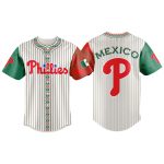 Phillies Mexican Heritage Night Striped 2025 Jersey