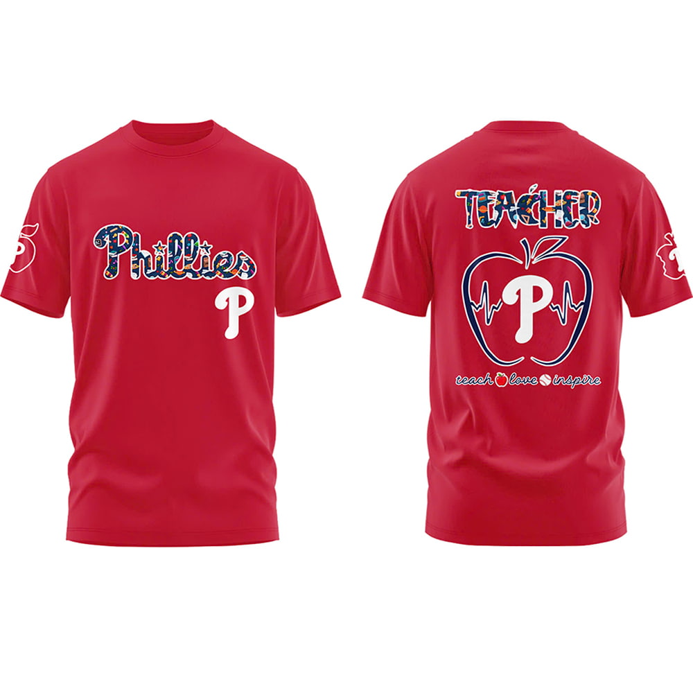 Phillies Teacher Night 2025 Shirt Phillies Teacher Night Shirt 2025