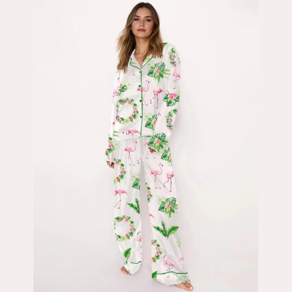 Pink Flamingo Pajama Set