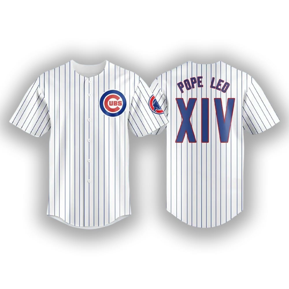 Pope Leo 14 Cubs Baseball Jersey Pope Leo 14 Cubs Baseball Jersey