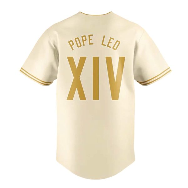 Pope Leo 14 Cubs Vatican City Connect Jersey