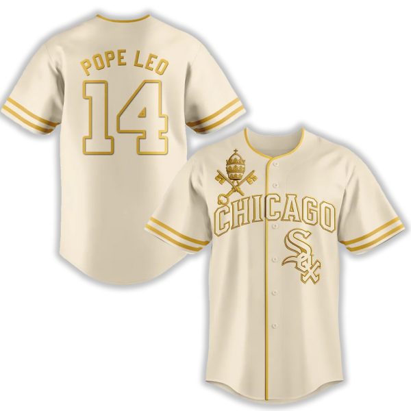 Pope Leo 14 White Sox Vatican City Connect Jersey