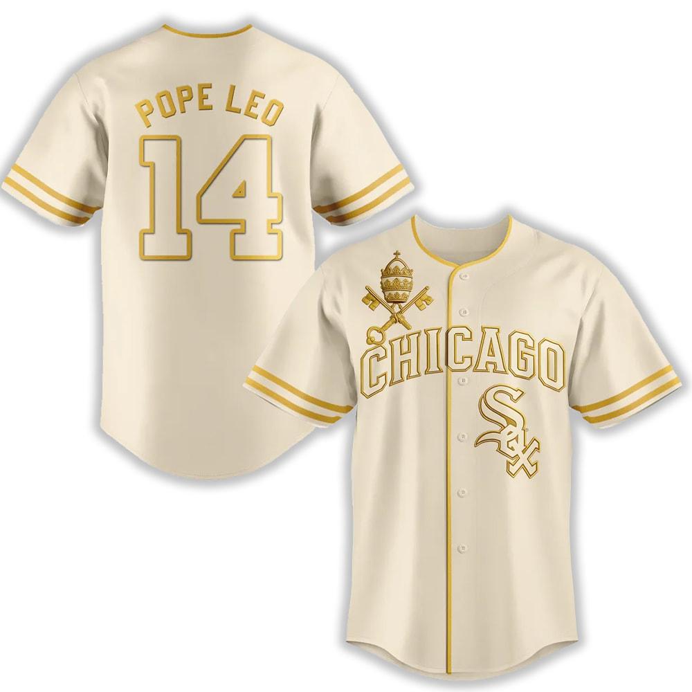 Pope Leo 14 Vatican City Connect White Sox Jersey Pope Leo 14 White Sox Vatican City Connect Jersey