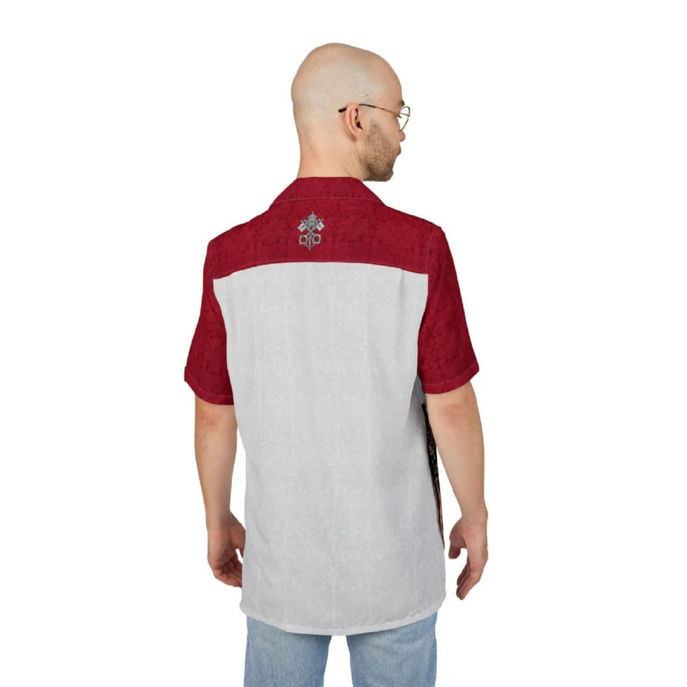 Pope Leo XIV Vatican Keys Hawaiian Shirt Pope Leo XIV Vatican Keys Hawaiian Shirt