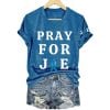 Pray For Joe Supportive Cancer Awareness Shirt