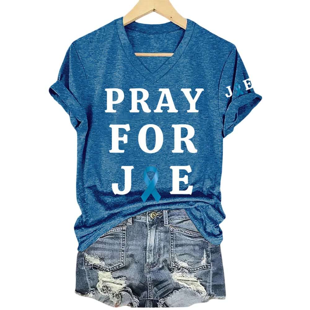 Pray For Joe Supportive Cancer Awareness Shirt Pray For Joe Supportive Cancer Awareness Shirt