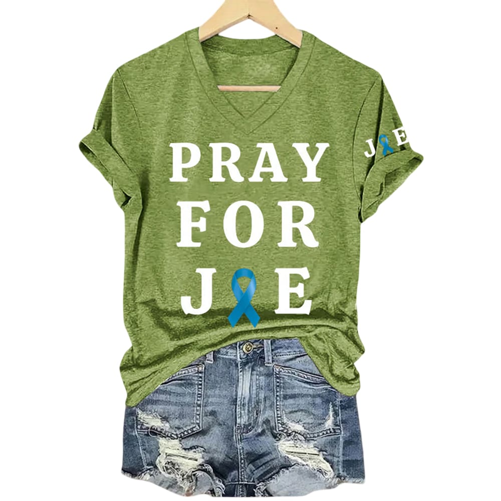 Pray For Joe Supportive Cancer Awareness Shirt Pray For Joe Supportive Cancer Awareness Shirt