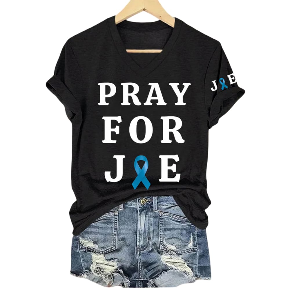 Pray For Joe Supportive Cancer Awareness Shirt Pray For Joe Supportive Cancer Awareness Shirt