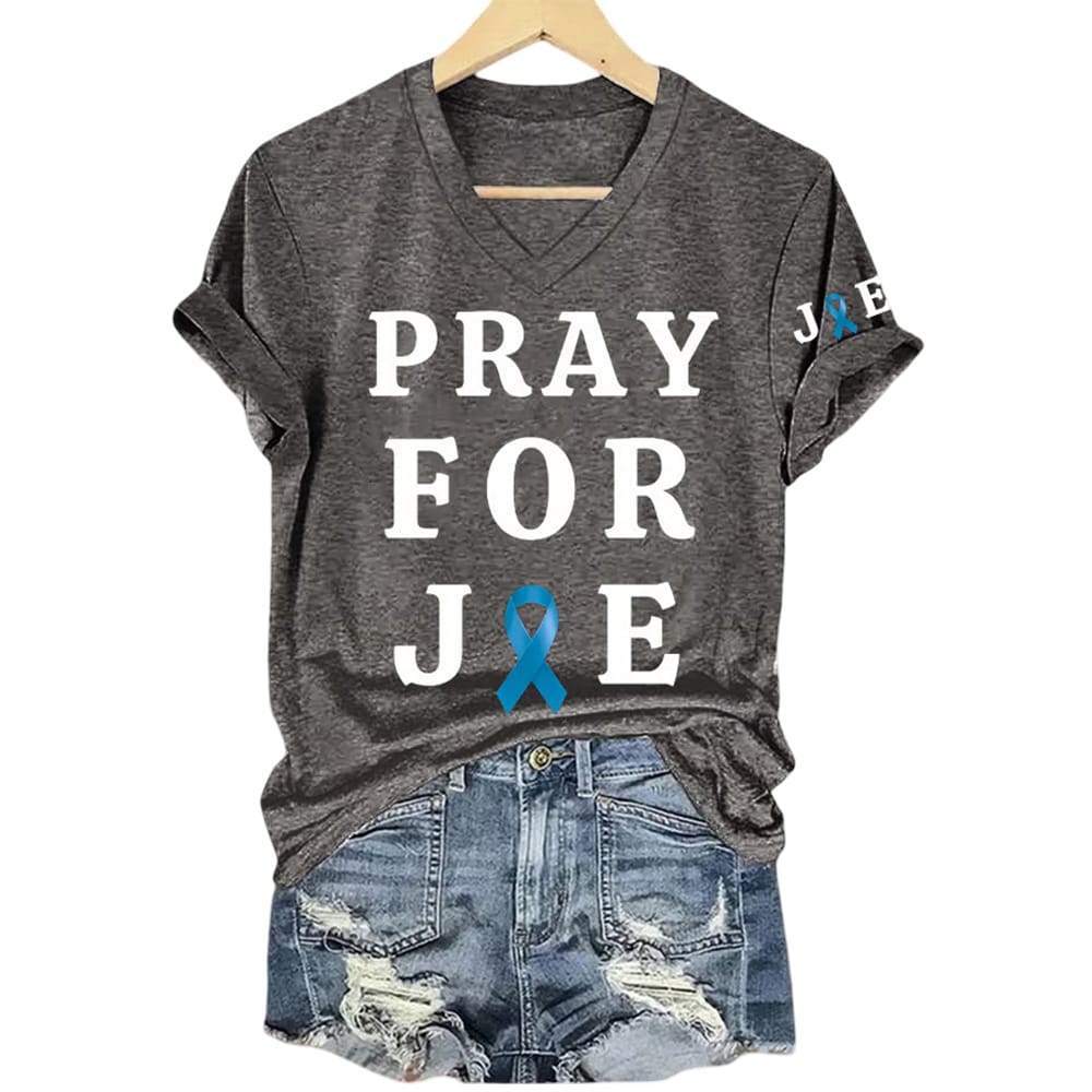 Pray For Joe Supportive Cancer Awareness Shirt Pray For Joe Supportive Cancer Awareness Shirt