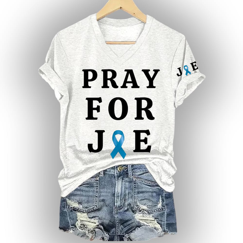 Pray For Joe Supportive Cancer Awareness Shirt Pray For Joe Supportive Cancer Awareness Shirt