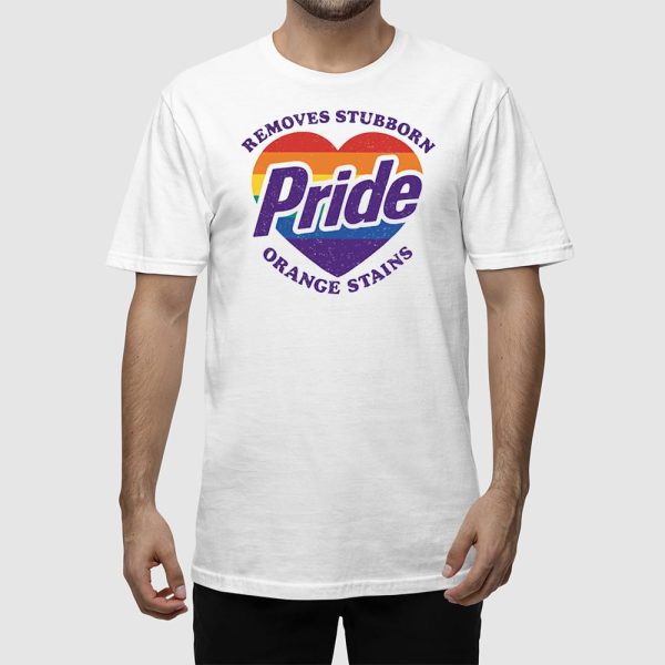 Pride Removes Stubborn Orange Stains Shirt